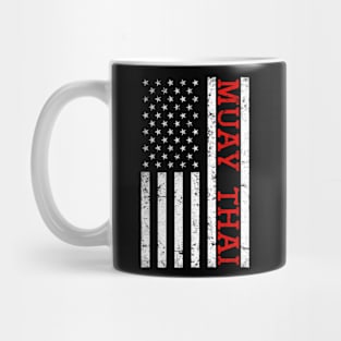 Muay Thai USA flag Mug